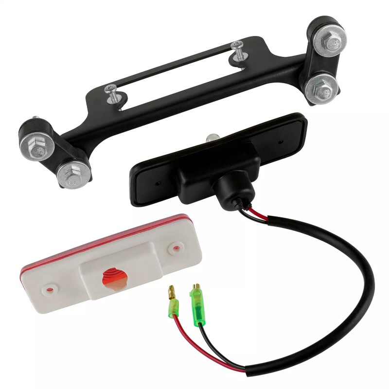 Caltric Tail Light with Bracket & Hardware For Yamaha Warrior