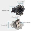 GOOFIT Motorcycle Intake Manifold+Reed Valve Replacement for JOG Vino Zuma