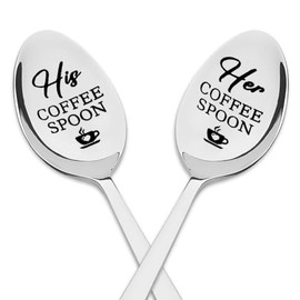 Engagement Gifts for Couples Coffee Spoons for Tea Lovers Gifts for Men Boyfriend Gifts from Girlfriend Birthday Gifts for Women Wife Anniversary Present for Husband I Love You Gifts for Fiancee