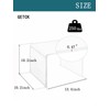 GETCK Acrylic Kids Step Stool 13" W - Water-Resistant Bathroom