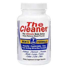 The Cleaner Detox, 52 Capsules, Powerful 7-Day Men Formula, Complete Cleansing Formula for Men, Support Digestive Health