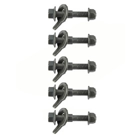[5 Pieces] 12mm Cam Screw, Camber Fall Screw, Camber Adjustment Screw, Adjustable, Eccentric, 4WD Orientation, Automotive Steel, Default