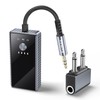 Xumee Airplane Bluetooth 5.2 Transmitter for 2 AirPods or Headphones,