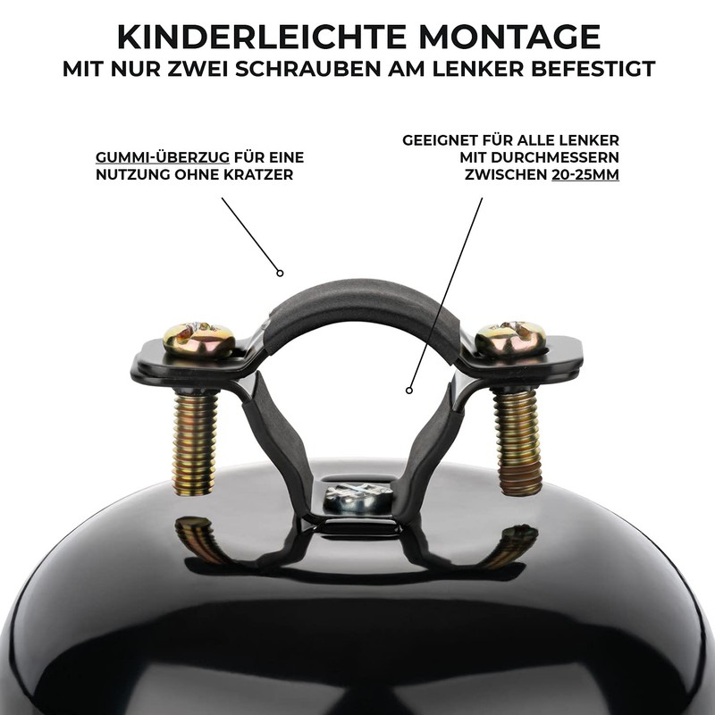Urban Zweirad bicycle bell, Big Mama (large), bell for Dutch