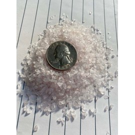 Pink Rose Quartz - Just Above 2mm no Powder - 100% Pink Rose Quartz Life+Love! Unconditional Love! ja2 (1 Pound)