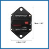A ABSOPRO Car Circuit Breaker 120A Waterproof with Reset Fuse