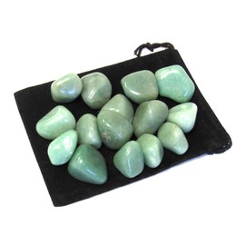Zentron Crystal Collection: 1 Pound Tumbled Green Quartz