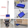 EZ SPARES Quiet Carpet Sweeper, Floor Sweeper with Horsehair Roller