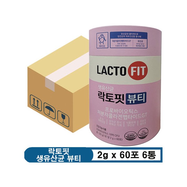 Lactopit Raw Lactobacillus Beauty 2g x 60 sachets, 6 packs / 락토핏 생유산균 뷰티 2g x 60포 6통