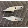CHEVY SHOP 1955-1957 EXTERIOR SUN VISOR MOUNTING BRACKETS *NEW PAIR