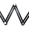 WEITARI Angle Measuring Ruler, 6-Sided Angle Finder Aluminum Alloy Angle