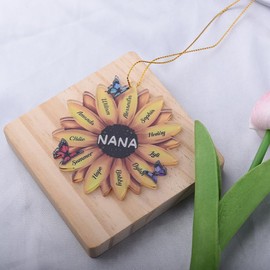 Best Grandmother Grandma Gifts for Women Nana Granny Cute Car Rear View Mirror Accessories for Women Birthday for Nanny Gigi Christian Retirement Gifts for Women Grandmother Nana