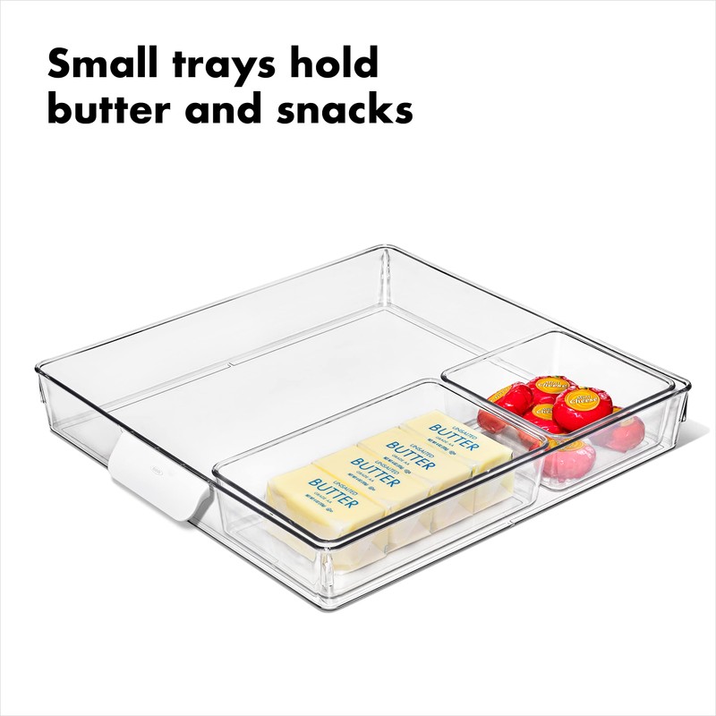 OXO Good Grips 3-Piece Fridge Storage Organization Set