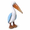 Coastal Beach Nautical Pelican Resin Statue Decor