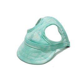 Leconpet Dog Baseball Cap Pet Hats with Big Ear Holes, Adjustable Baseball Caps for Small Medium and Large Dogs, Comfortable Pet Sun Hat with Adjustable Strap for Dogs and Cats (Cloud Green, X-Large)