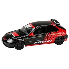 1/64 Honda Civic TYPE R (EK9) 1997 YOKOHAMA ADVAN Custom Color Version