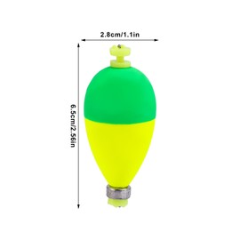 BOXOB 12pcs Fishing Bobbers Floats, EVA Snap on Weighted Foam Bobbers for Fishing Panfish Bass Bluegill Crappie (Oval Shape)