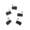 JZK 15 x Mini micro switch momentary hinge metal roller