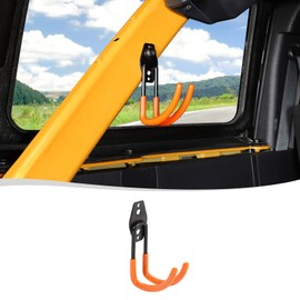 Voodonala for Ford Bronco Trunk Hook Interior Trunk Organizer Grocery Bag Hooks Compatible with Ford Bronco 2021 2022 2023 2&4Door Trunk Storage Hook -Orange,1pc
