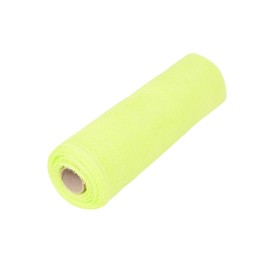 ITIsparkle 10 Inch x 10Yds Deco Poly Mesh Ribbon - Apple Green Non Metallic