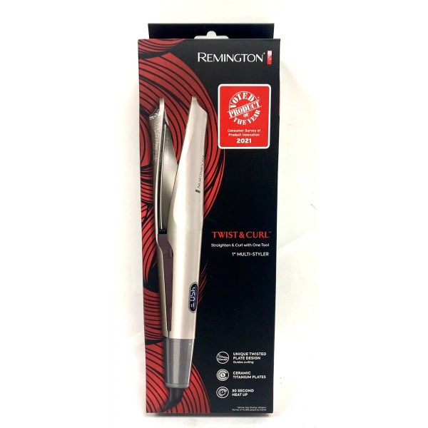 Remington New Remington Twist & Curl 1” Multi-Styler Straighten &