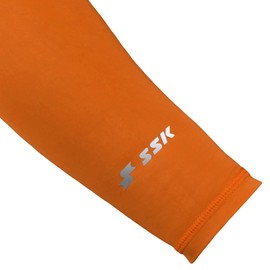 SSK X1 Color Rush Full Length Compression Arm Sleeve (ORANGE, ADULT LARGE/XLARGE)