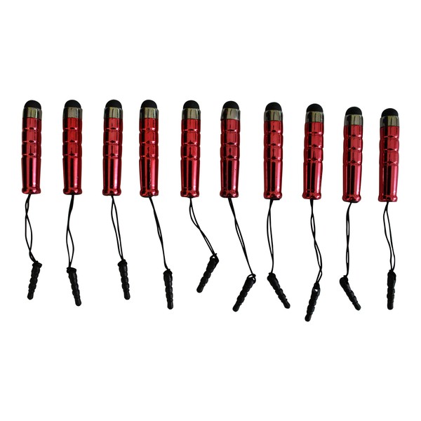 Dealbude24 Caterpillar Red Pack of 10 Universal Touch Pen for
