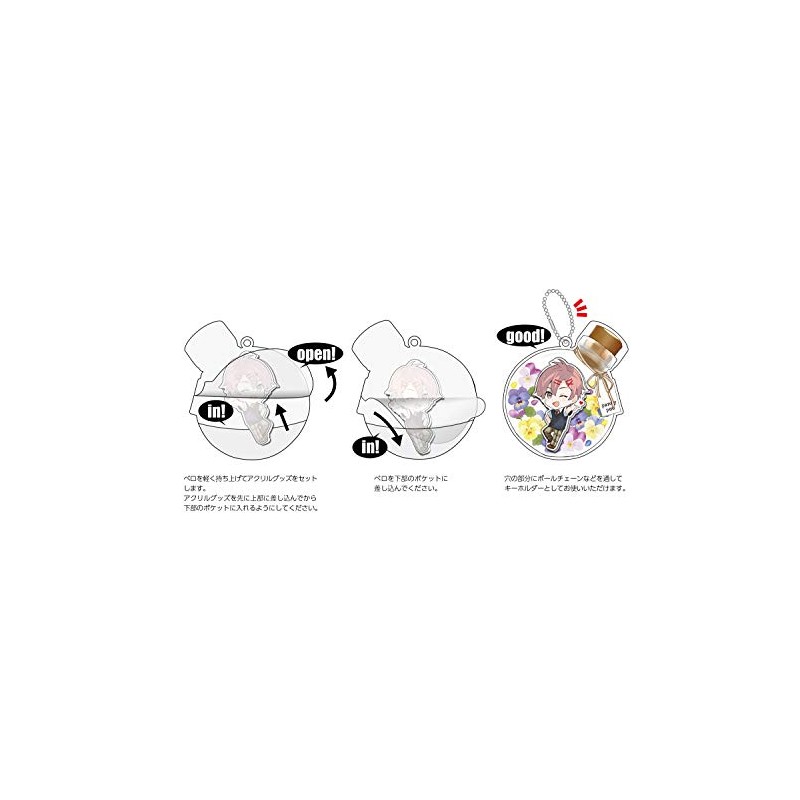 Hagoromo Acrylic Makeup Cover #Blue Lagoon No.82301