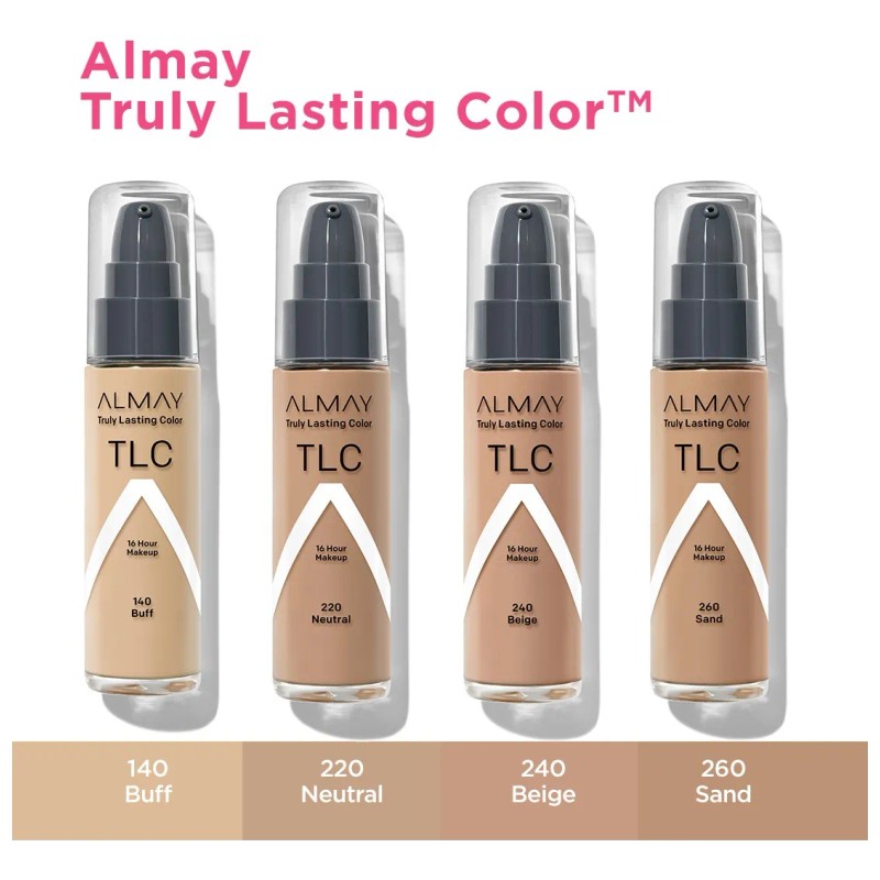 Base De Maquillaje Almay Truly Lasting Color Tono Buff 30ml