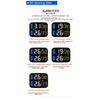 OBEST Tire Pressure Monitoring System with 2 External Sensors 18x13mm