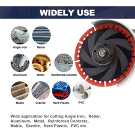 Metal Cutting Diamond Blade 4"- BRSCHNITT 105mm All-Purpose Diamond Saw Blade for Rebar Sheet Metal Angle Iron Stainless Steel Concrete.