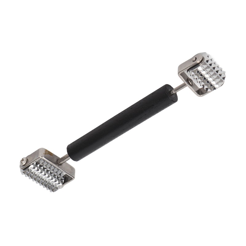 Face Massage Derma Roller Double Head Metal Ridged Derma Roller