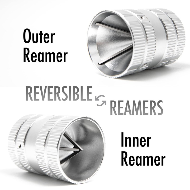 Vouyar Deburring Tool for Copper Pipe, PVC Tubing, 1/4” to