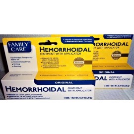 Family Care HemorrhoidalOintment with applicator ( 2 Pack)