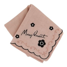 MARY QUANT 000293-0004-02 Gauze Handkerchief 0004 (Beige) Mariquant/Marikwa Women's Women's Approx. 16.9 inches (43 cm), beige