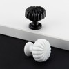 goldenwarm 10 Pack White Drawer knobs Round Glossy White Cupboard