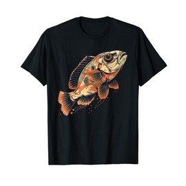 Oscar Fish Retro Sci-Fi T-Shirt