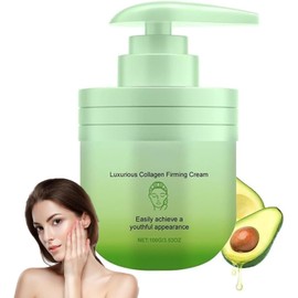 Crema Reafirmante de Colágeno para el Cuerpo, Loción Hidratante para Todo Tipo de Piel, para Mujeres de Todas las Edades, 100g/3.53 Onzas (1 pcs)
