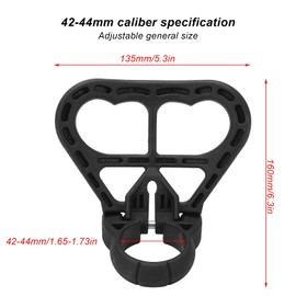 Scuba Diving Adapter, Heavy Duty Scuba Diving Folding Tank Plastic Carry Handle Cylinder Bottle Dive Holder Grip Tank Refill Holder Fits Air Cylinder Bottle