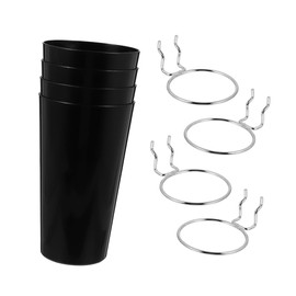 Ipetboom 4 Sets Pegboard Hooks Set with Assorted Cups Organizers Pegboard Storage for Home Workshop Resistant and Easy Installation