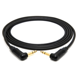 enoaudio Mogami 2534 Quad Professional Studio Cable Balanced Neutrik Gold 6.3 mm TRS Angle Jack HiFi 1.5 m