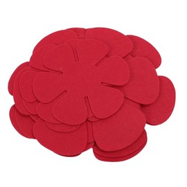 Protectores de Ollas y Sartenes, 12 Unidades de Almohadillas Protectoras de Fieltro para Sartenes, Protectores Separadores de Ollas para Proteger y Separar Ollas y Sartenes (rojo)