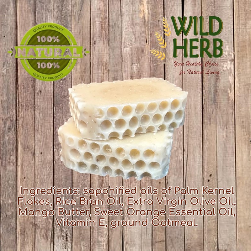 Wild Herb Honetcomb Orange Natural Soap Bar (1BAR)