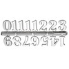 sourcing map 1 Set Clock Numbers, Arabic Clock Numbers Kit