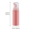 Tekson Travel Foam Pump Bottle, 3PCS, 2oz Empty Foaming Soap