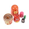 JOINPAYA 5PCS Animals Pattern Nesting Dolls: 5 Cute Animal Characters