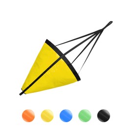 BLUEWING 840D Nylon 42" Drift Sock Sea Anchor 3.5ft Yellow Parachute Drift Anchor Drift Sock Sea Anchor Drogue for Marine Boat