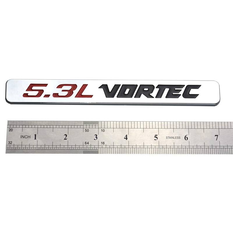 Aimoll - 2 emblemas de capó Vortec de 5.3 l