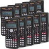 Flutesan Calculadora científica de ingeniería de 2 líneas, calculadora matemática