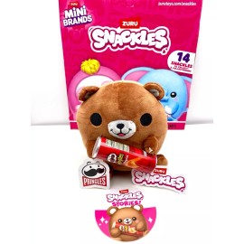 Zuru 5 Surprise Snackles Terry Holding Pringle Chips ZURU Snackles Series 2 Plush Bear